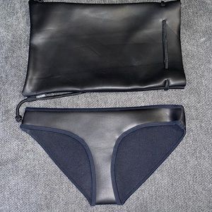 Triangl Swimwear Black Neoprene Bottoms